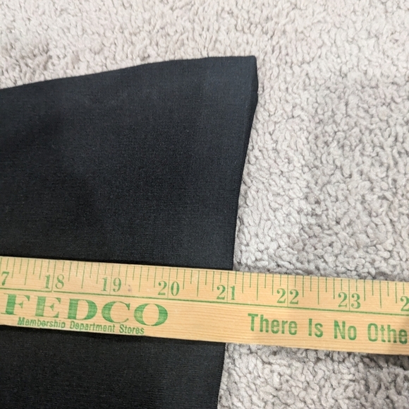 St John Black Vest XL Sweater Basic Caviar wool blend - Picture 4 of 7